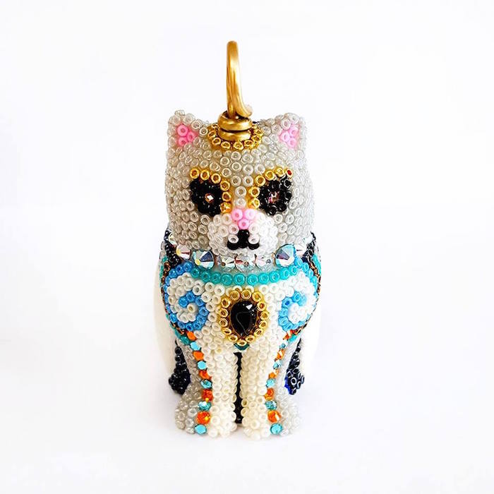 Kitten Egyptian Cat Handmade Pendant by Brass Thread Houston Jewelry