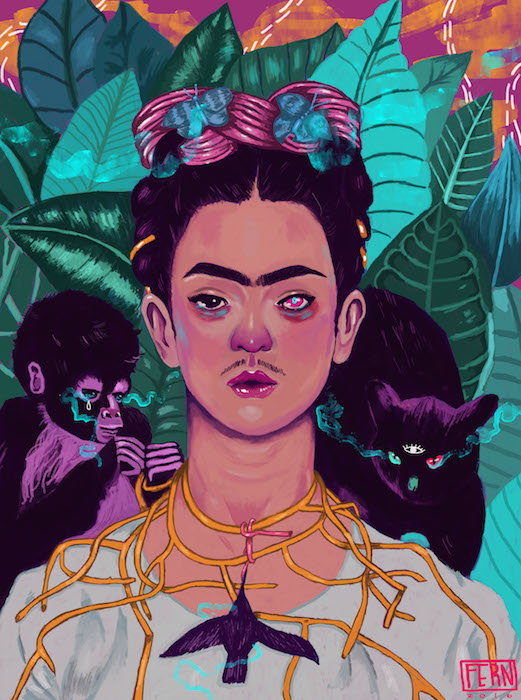 Frida Khalo by Nichole Fern Contemporary Artist