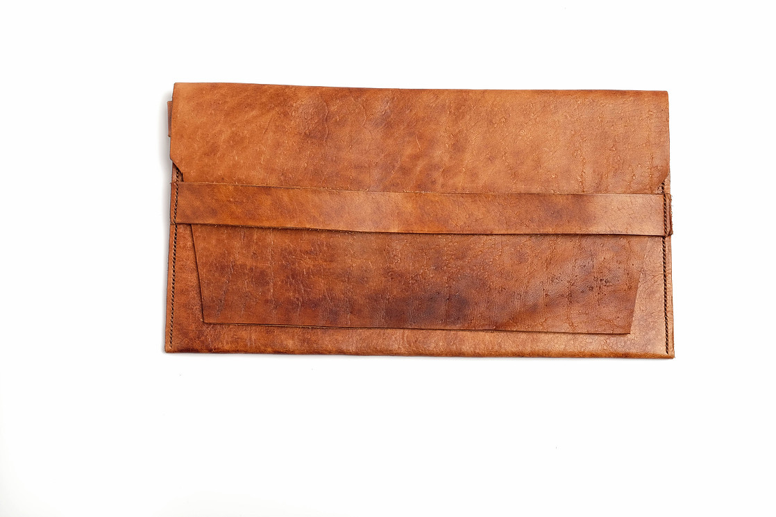 leather clutch by summer reeves