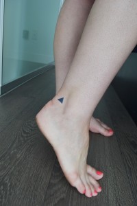 Temporary Tattoos - Triangle Ankle Tattoo How to Make Temporary Tattoos DIY Tutorial