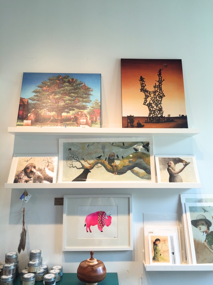 paintings and prints at space montrose art shop
