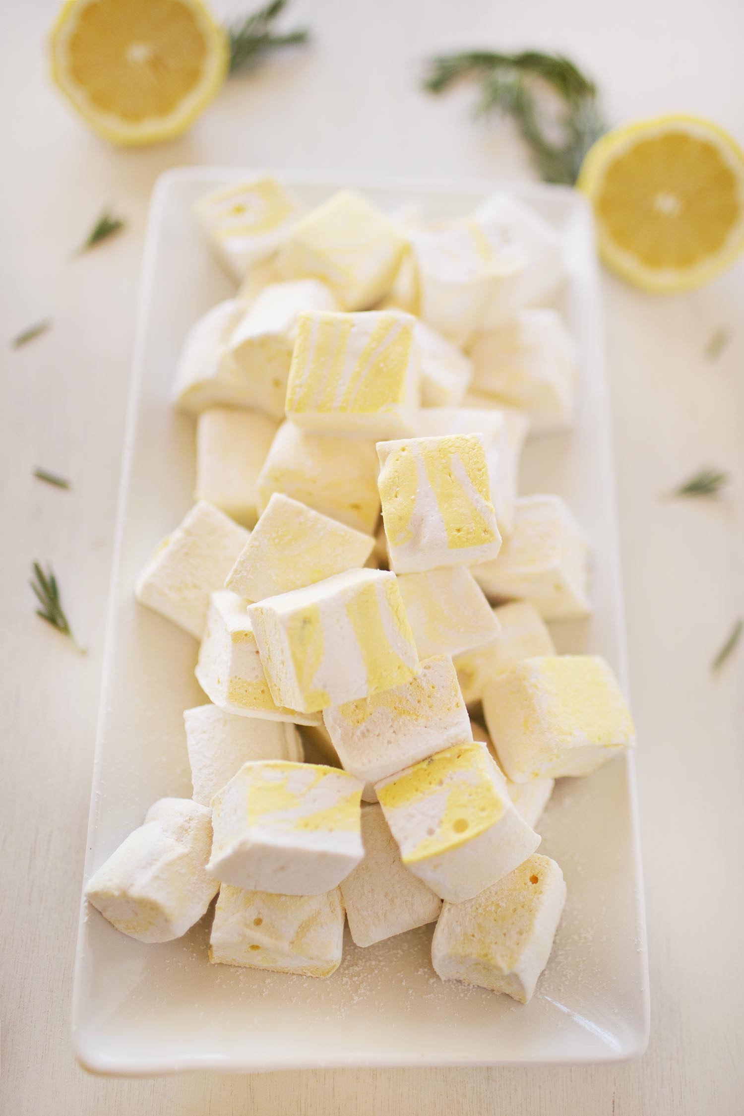 lemon and rosemary marshmallow recipe