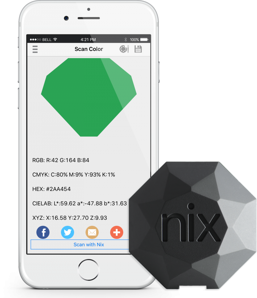 nix pro color sensor how to scan pop shop america blog