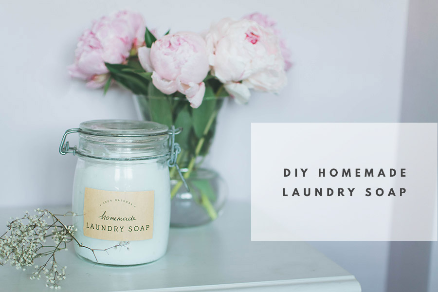 How To Make DIY Homemade Laundry Soap + Free Printable Labels