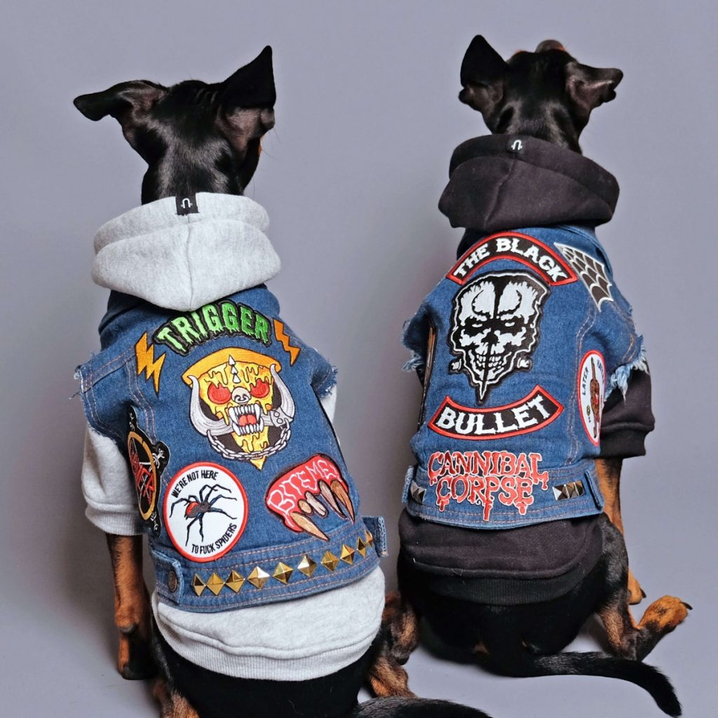 denim dog vests by pethaus dog clothes pop shop america
