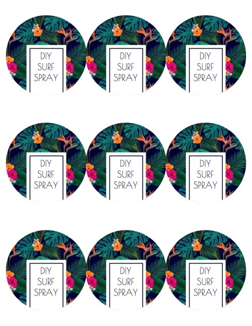 preview only diy surf spray labels get the full size at popshopamerica
