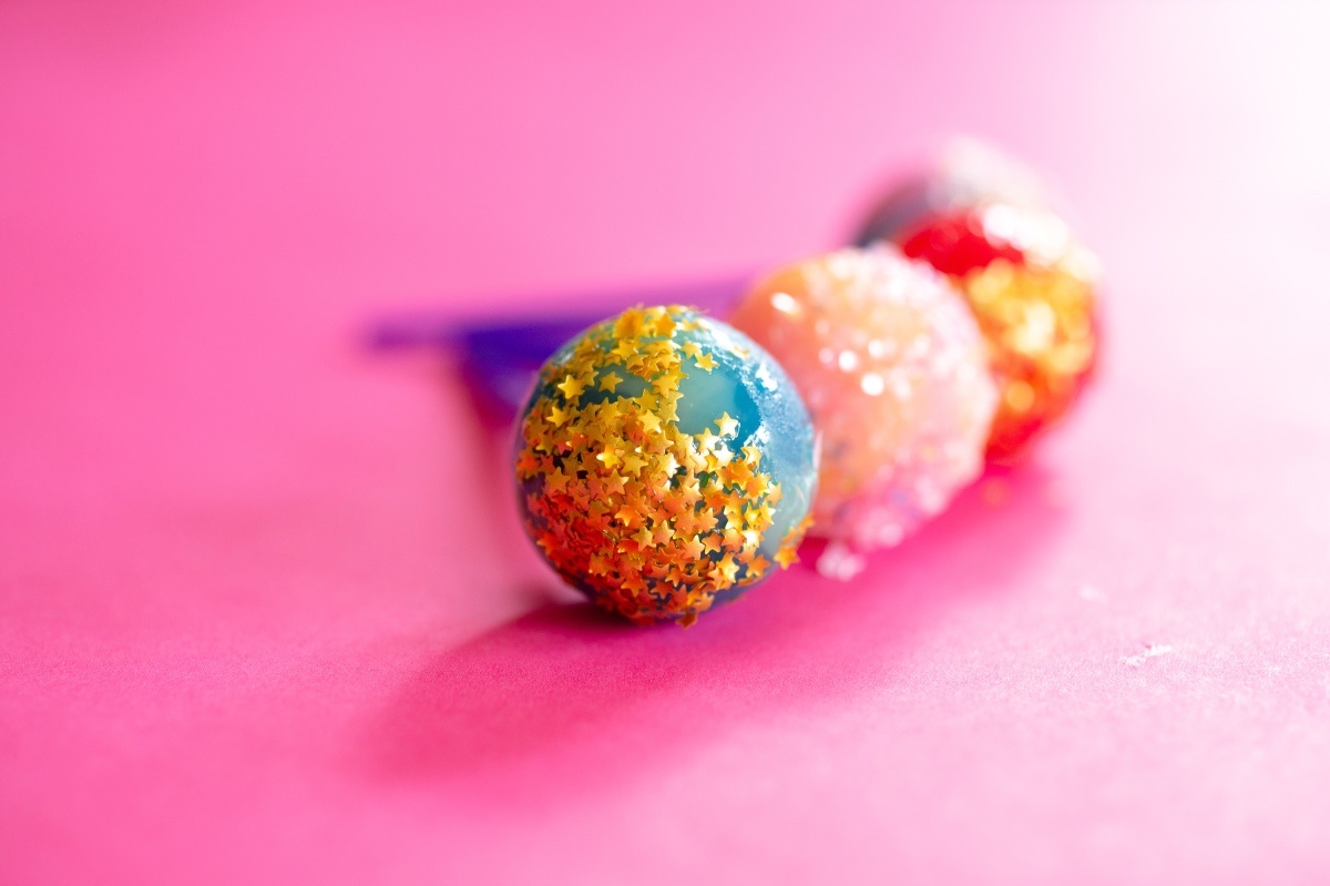 finished edible glitter lollipops diy pop shop america