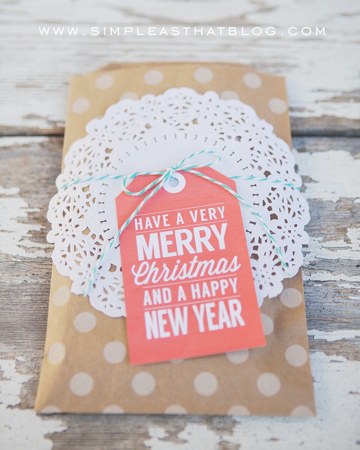 retro red holiday printable gift tags
