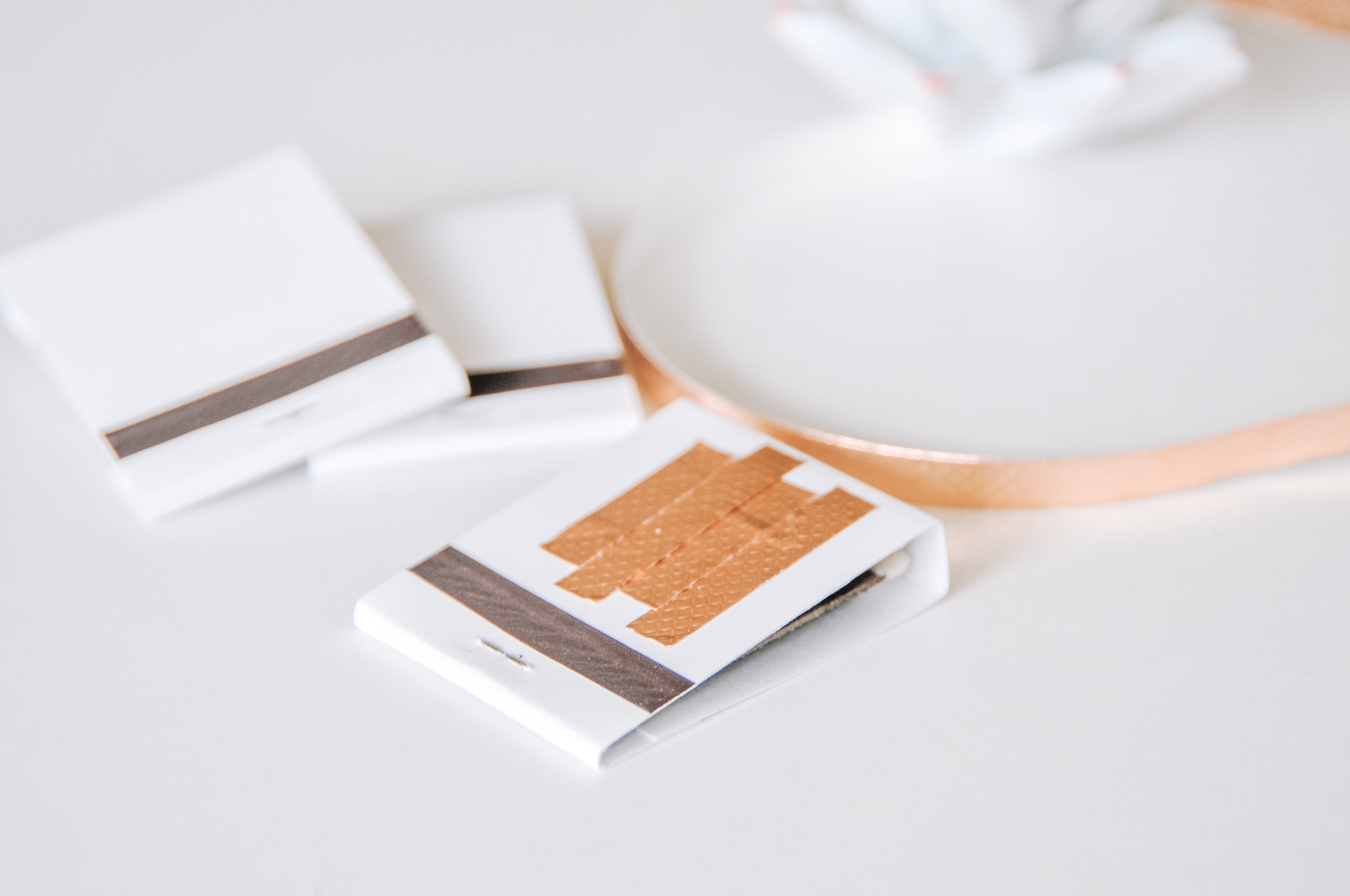 make your own copper tape matchbooks pop shop america