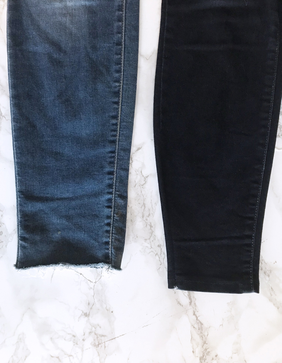 How to Hem and take in denim