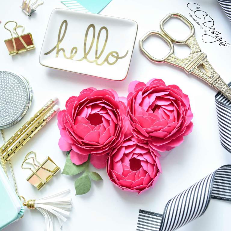 peony-paper flower crafts abbi kirsten collections