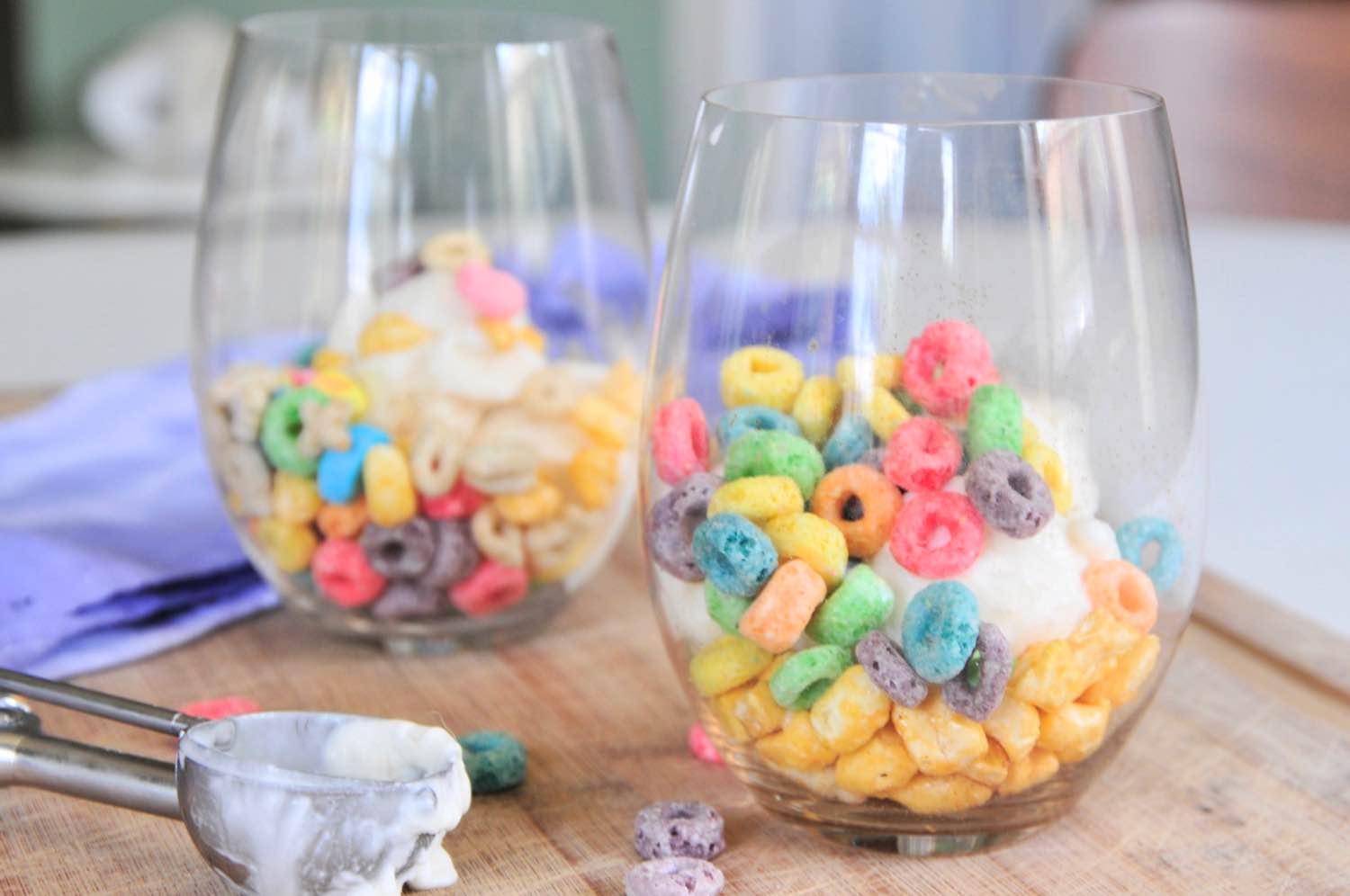finished cereal frozen yogurt parfaits recipe pop shop america
