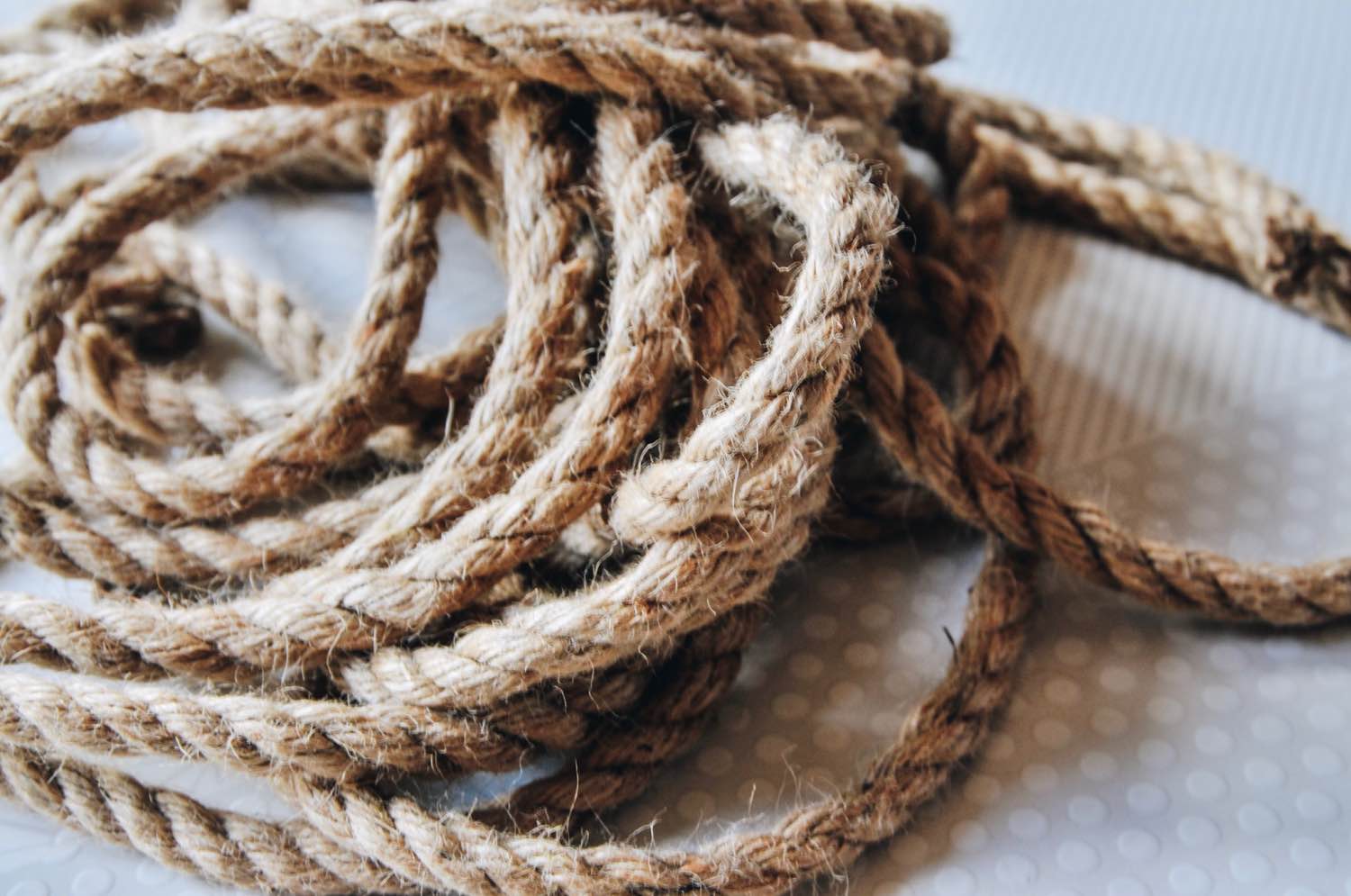 jute rope supplies to make diy rope trivet pop shop america