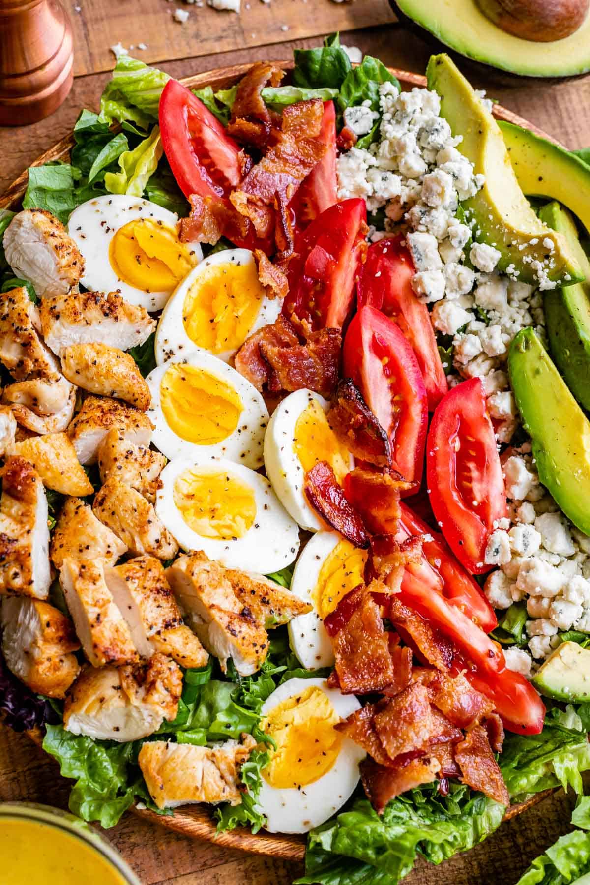 Loaded-Cobb-Salad-Recipe-with-Chicken-and-Bacon-8