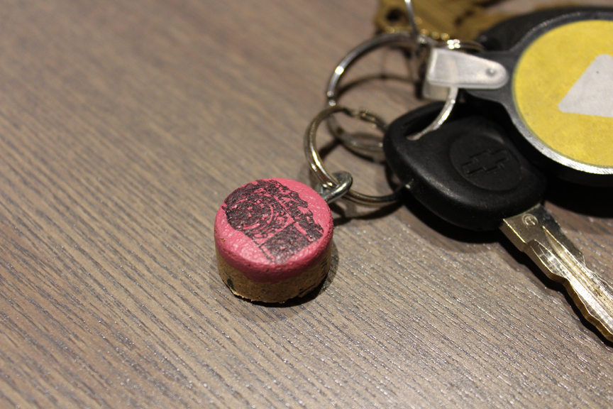 How to Make a Keychain | Cork Stamped Keychains | DIY Instructions from the Pop Shop America Blog