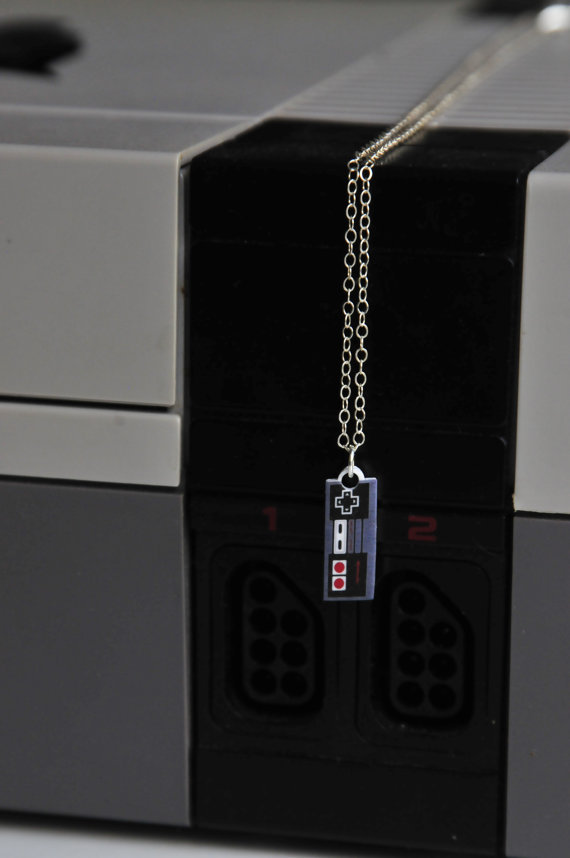 Nintendo Controller Necklace | Video Game Jewelry | Nintendo Jewelry