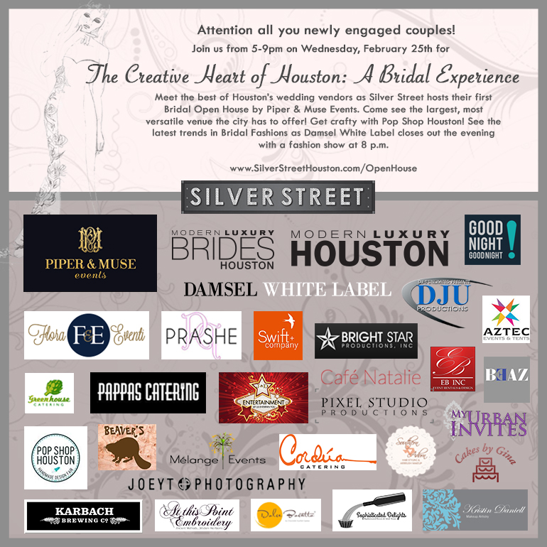 Bridal Show Houston SIlver Street Studios Pop Shop America