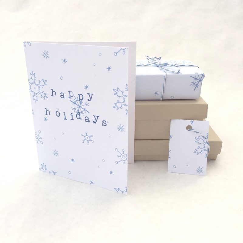Free Snowflake Printable | Free Printable that Can be Made into Holiday Gift Tags, Wrapping Paper, and Greeting Cards | Homemade Christmas Gifts from the Pop Shop America Blog
