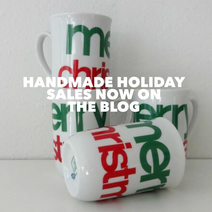 Handmade Holiday Sales at the Pop Shop America Blog | Save Money on Handmade Goods