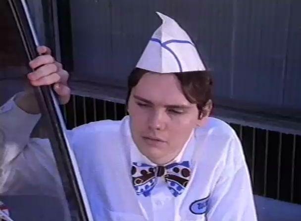 Billy Corgan in the Today Music Video