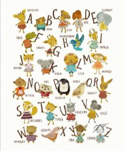 full alphabet kids art print nursery prints alphabet art with cute animals shop handmade - Kids Animal Prints full alphabet kids art print nursery prints alphabet art with cute animals shop handmade - Kids Animal Prints
