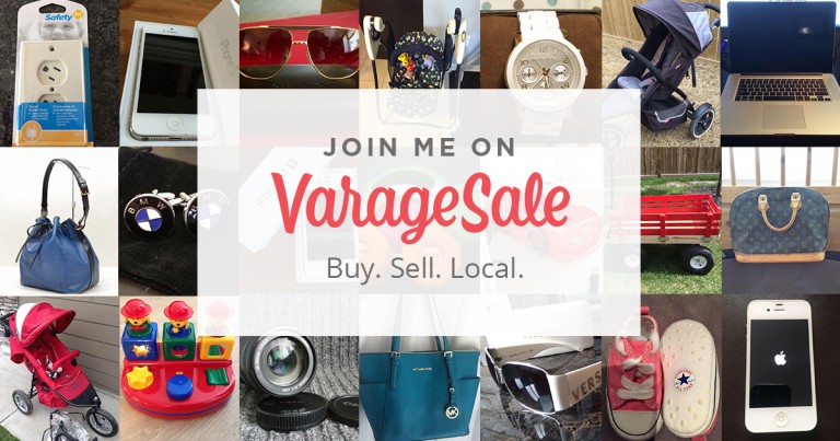 varage sale garage sale app promo photo | declutter your home and make money from home app