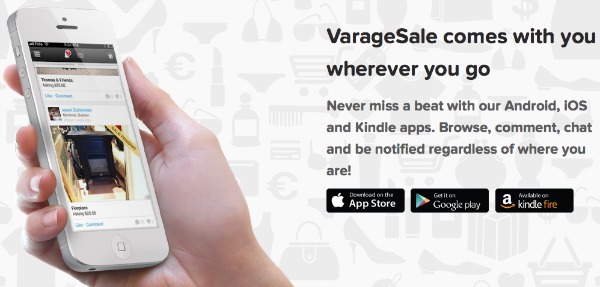 where to download varagesale app | VarageSale App for Apple Android and Kindle | Declutter Your Home and Make Money from Home