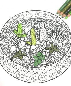 partially-colored-terrarium-free-printable-adult-coloring-page