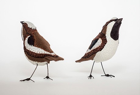 Lauren Porter Brown Birds | Bird Sculptures from the Pop Shop America Art Blog