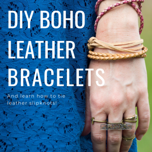 how to make diy leather bracelets tutorial pop shop america