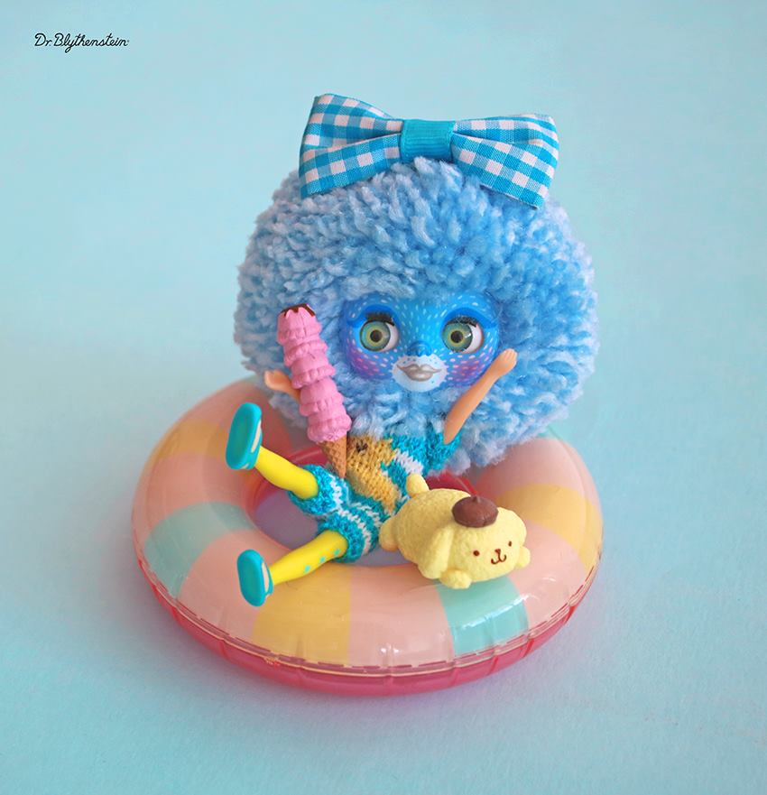 Dr Blythenstein's Mini Blythe Doll Yarnhead Creations