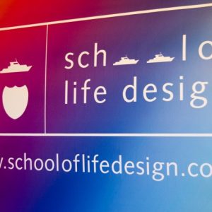 School of Life Design Tie Dye Banner