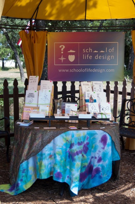 School of Life Design Booth Set Up For Events