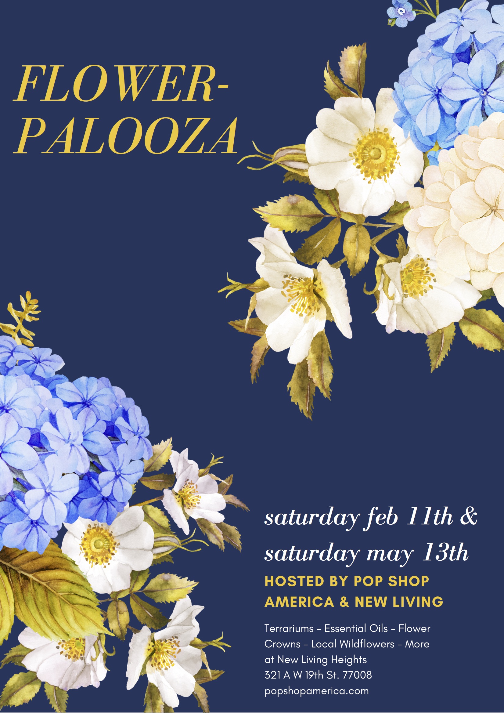 flowerpalooza houston valentine's event