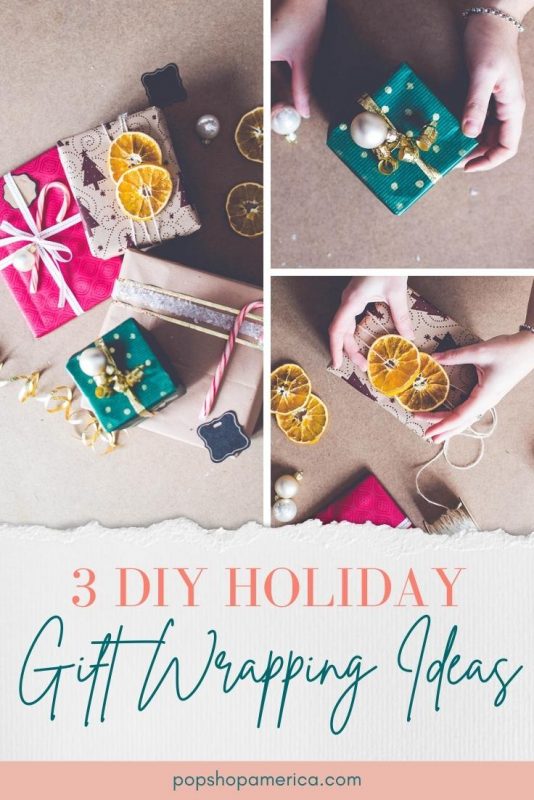 3 DIY Holiday Gift Wrapping Ideas