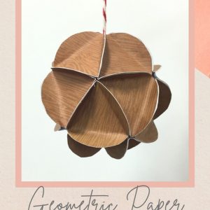Geometric Paper Ornament DIY