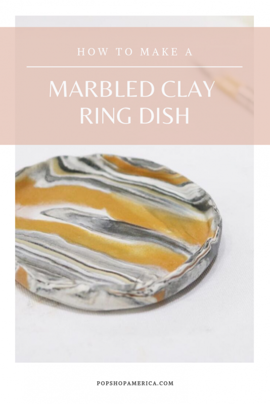 Handcrafted Marble Clay Dish