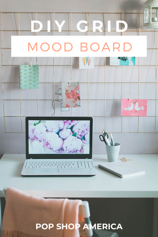 diy grid mood board tutorial pop shop america