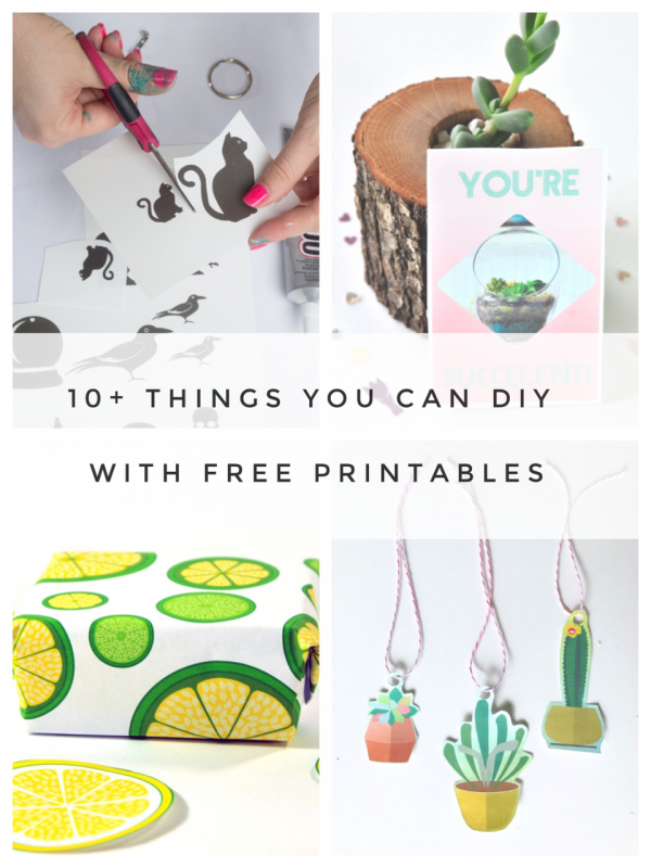 buste bede Nævne 10 Things You Can DIY with Free Printables