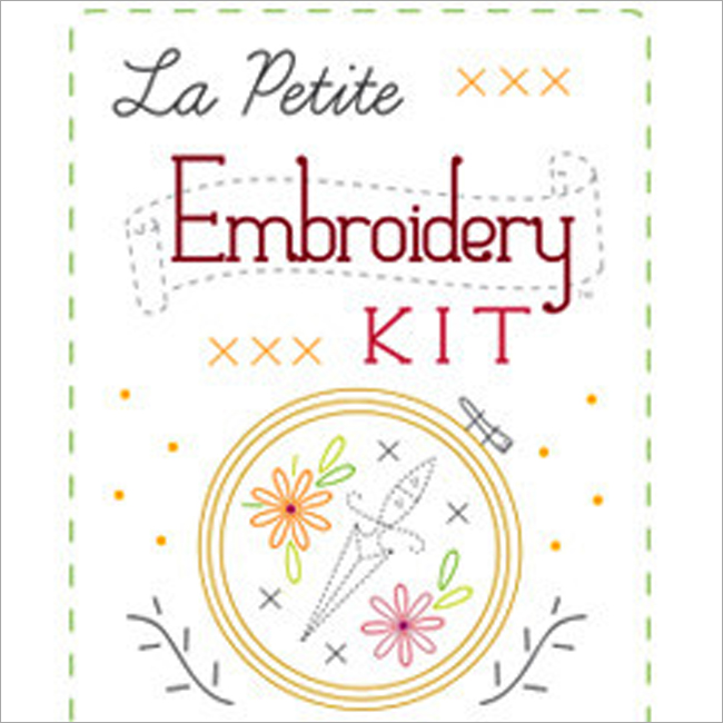 petite embroidery kit by sublime stitching