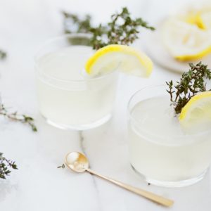 the summer sun lemon thyme cocktail recipe pop shop america