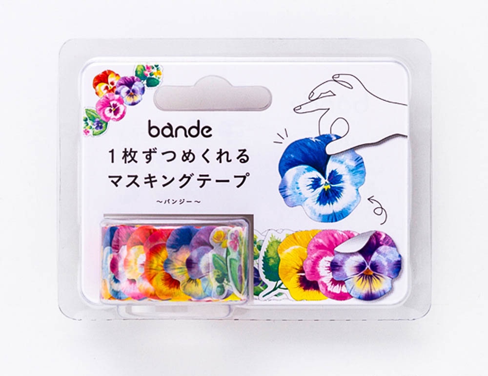 Bande DIY Masking Tape Stickers Terrarium Flowers