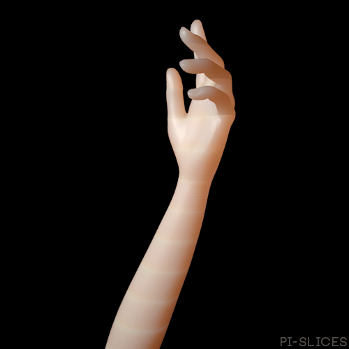 hand gif art by pi slices - pop shop america contemporary art blog