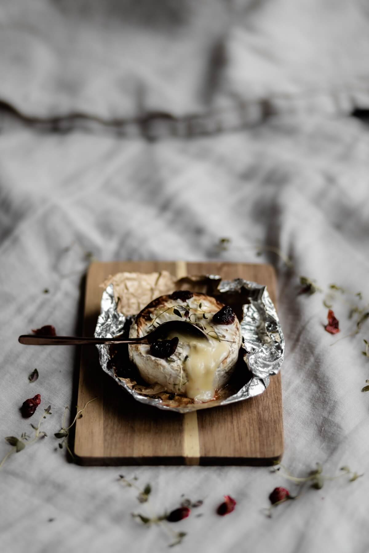 add baked brie to make a gorgeous cheese plate