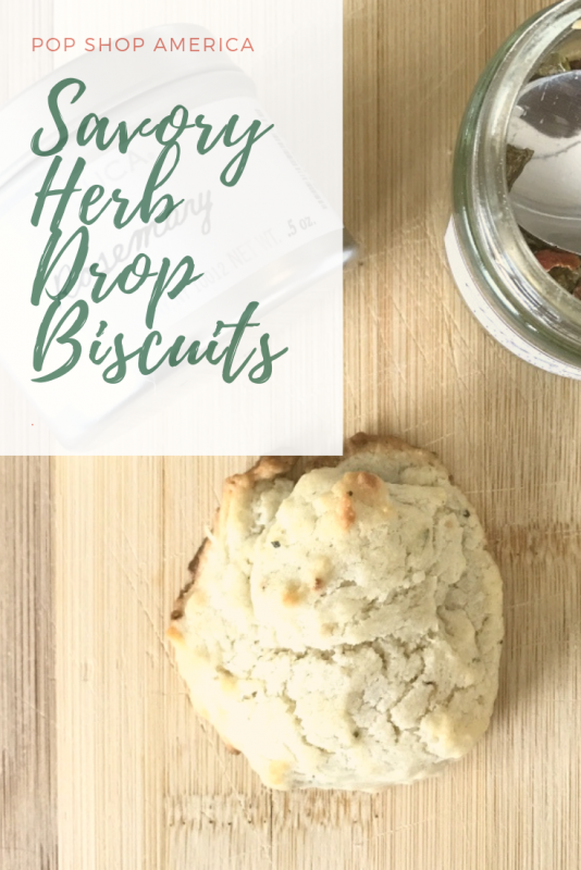 savory herb drop biscuits bread recipe pop shop america