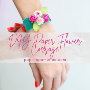 DIY Paper Flower Corsage for Prom