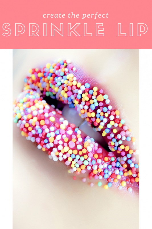 how to create the perfect sprinkle lip make up tutorial