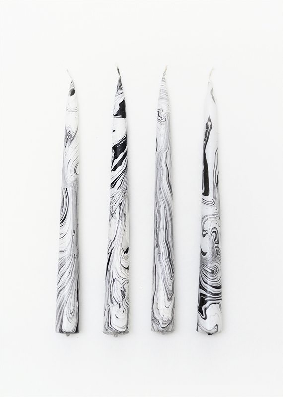 marbled candles diy pop shop america
