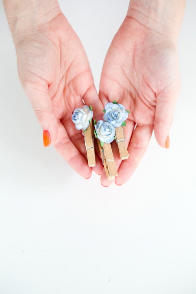 paper flower clothespins diy pop shop america