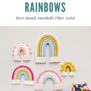 rainbow color experiment mandi smethells fiber art